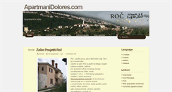 Desktop Screenshot of apartmanidolores.com