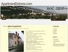 Tablet Screenshot of apartmanidolores.com